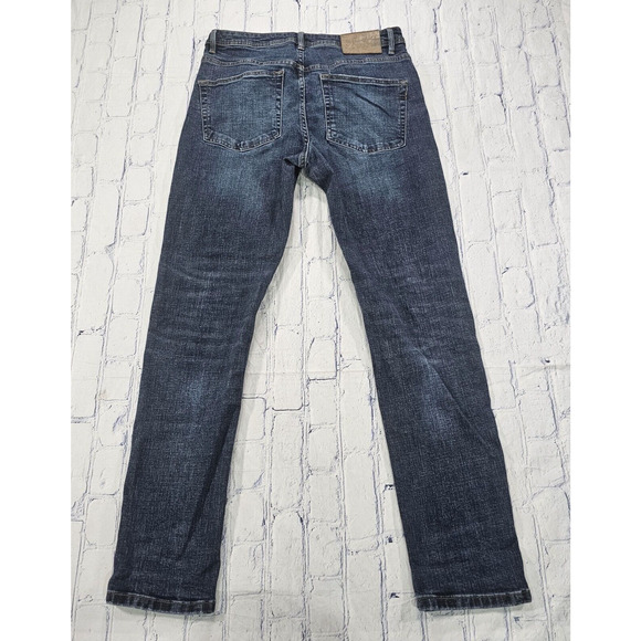 The Stronghold MENS SZ 30X32 Selvedge Jeans Denim Relaxed Tapered Button Fly Fit - Picture 8 of 16